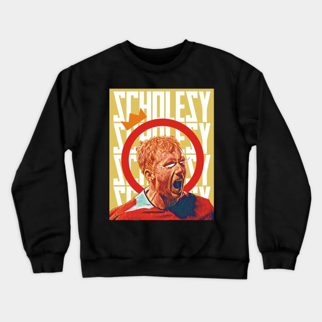 PAUL SCHOLES, THE GINGER PRINCE Crewneck Sweatshirt by MUVE